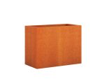Garden planter metal Corten 30x60x45 cm