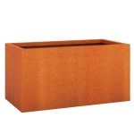 Garden planter made of Corten steel 45x90x45 cm