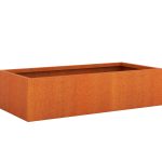 Garden metal Corten planter 60x120x30 cm