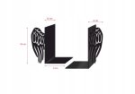 Metal Bookends Wings 2 pcs p78 - Image 2