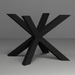 Metal Table Leg Spider Wide S - Image 3