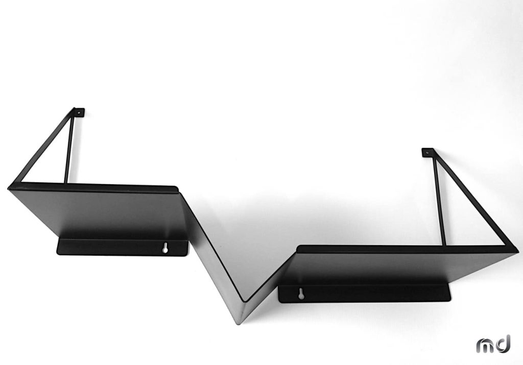 Metal Wall Bookshelf POL035 69 cm - Image 3