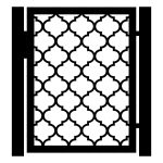 Side Gate Bianca 90×120 cm