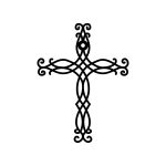 Metal Cross KNS025 15 cm