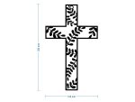 Metal Cross KNS029 30 cm - Image 3