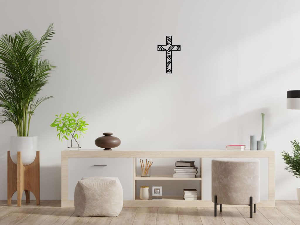 Metal Cross KNS029 50 cm - Image 2