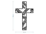 Metal Cross KNS029 50 cm - Image 3