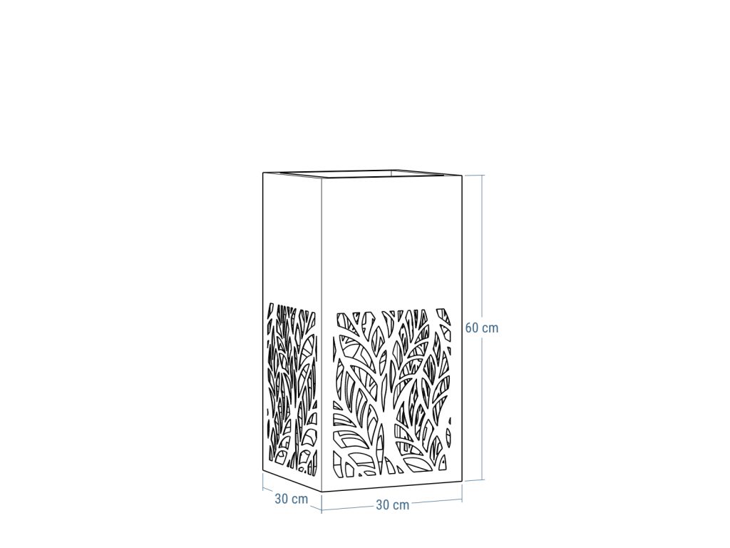 Indoor Plant Stand Openwork A01 30x30x60 - Image 3