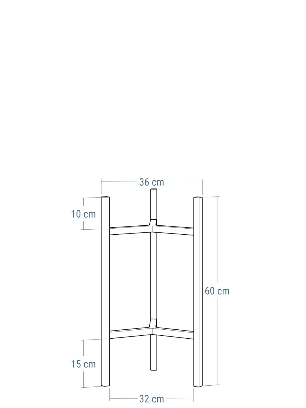 Plant Pot Stand Loft Tripod Big M - Image 3