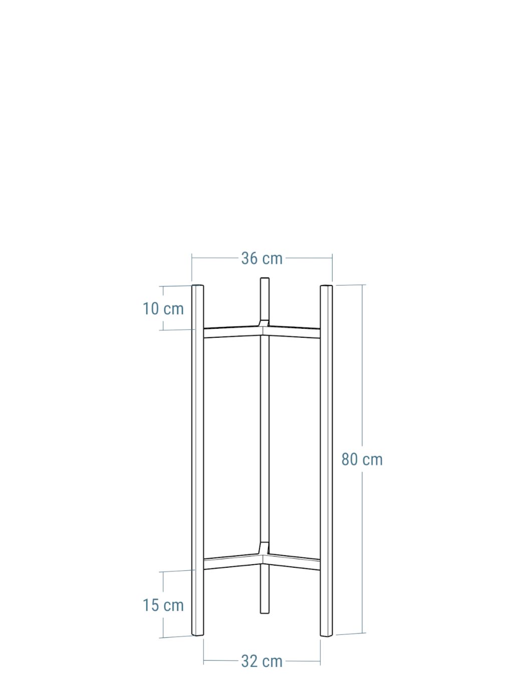 Plant Pot Stand Loft Tripod Big L - Image 3