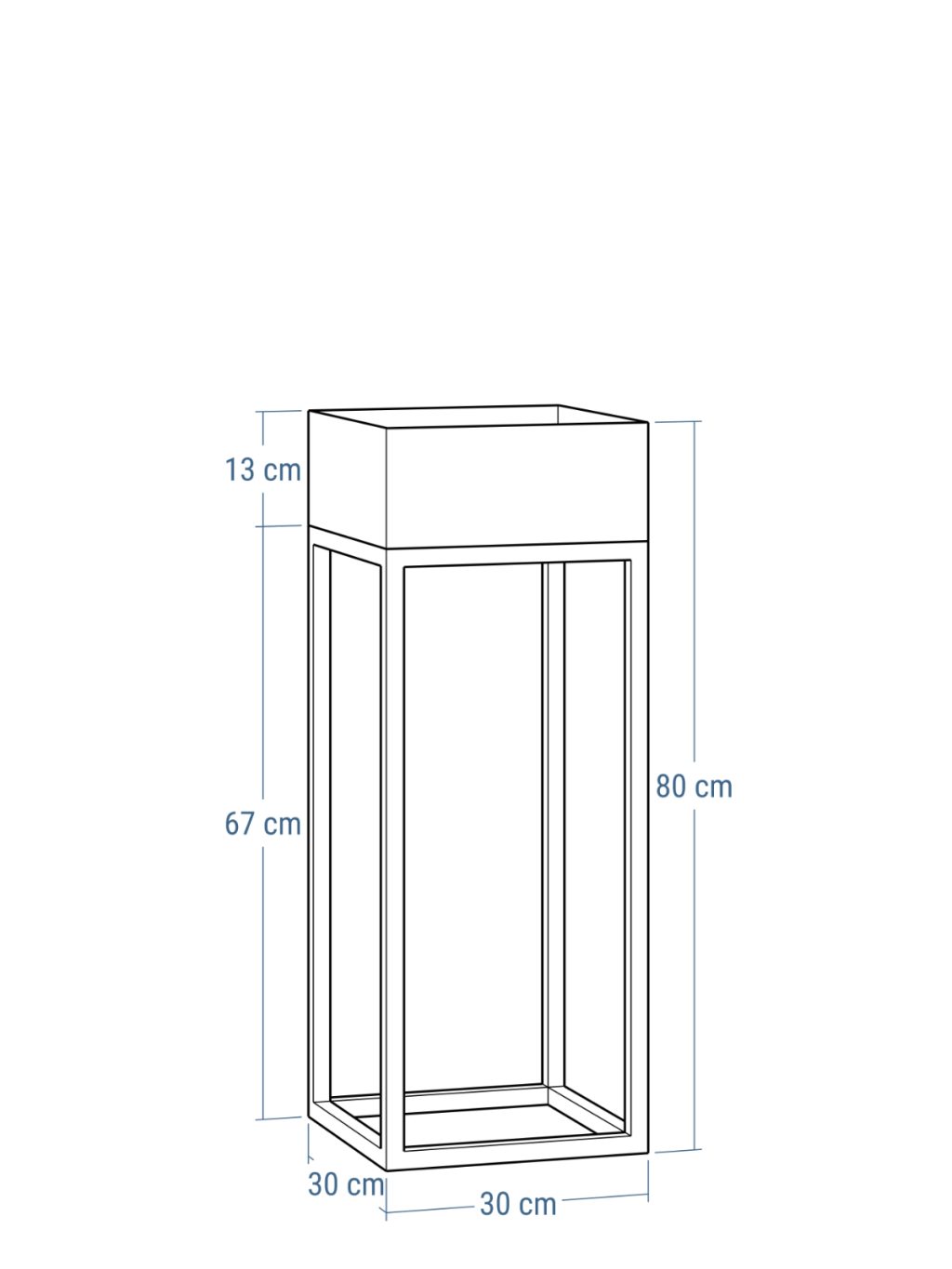 Plant Stand Loft Industrial L - Image 3