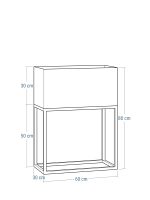 Flower Stand with Deep Pot 30x60x80 - Image 3