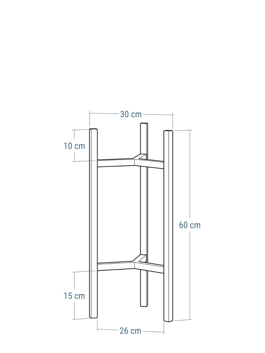 Plant Pot Stand Loft Tripod M - Image 6
