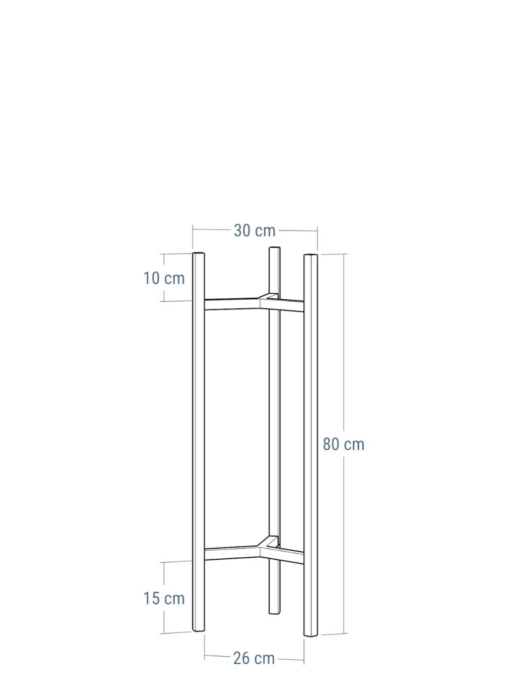 Plant Pot Stand Loft Tripod L - Image 4