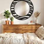 Metal mirror Zebra 60 cm
