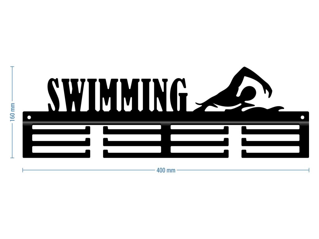 Medal Hanger Swimming 40 cm - Image 2