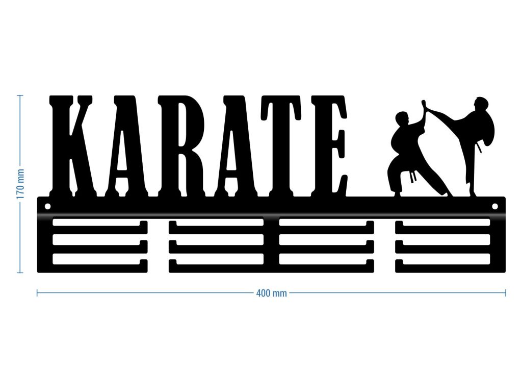 Medal Hanger Karate 40 cm - Image 2