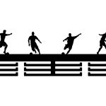 Medal Hanger Football Players 60 cm