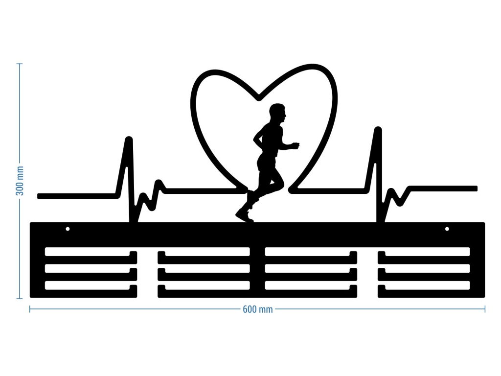 Medal Hanger Heartbeat Boy 60 cm - Image 2