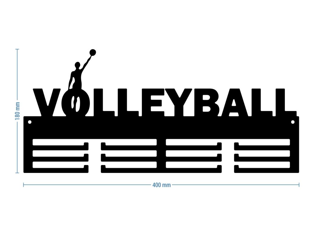 Medal Hanger Volleyball 40 cm - Image 2