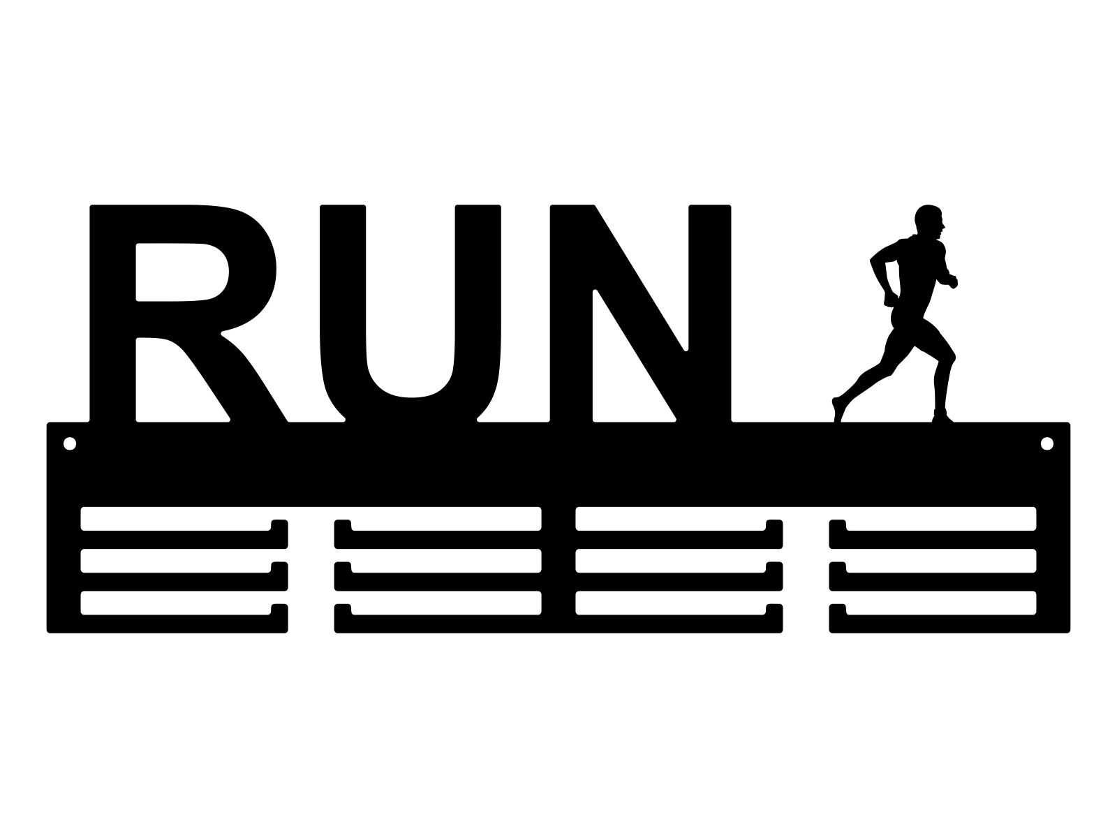 med051-40-cza Medal Hanger Run 40 cm - Image 1