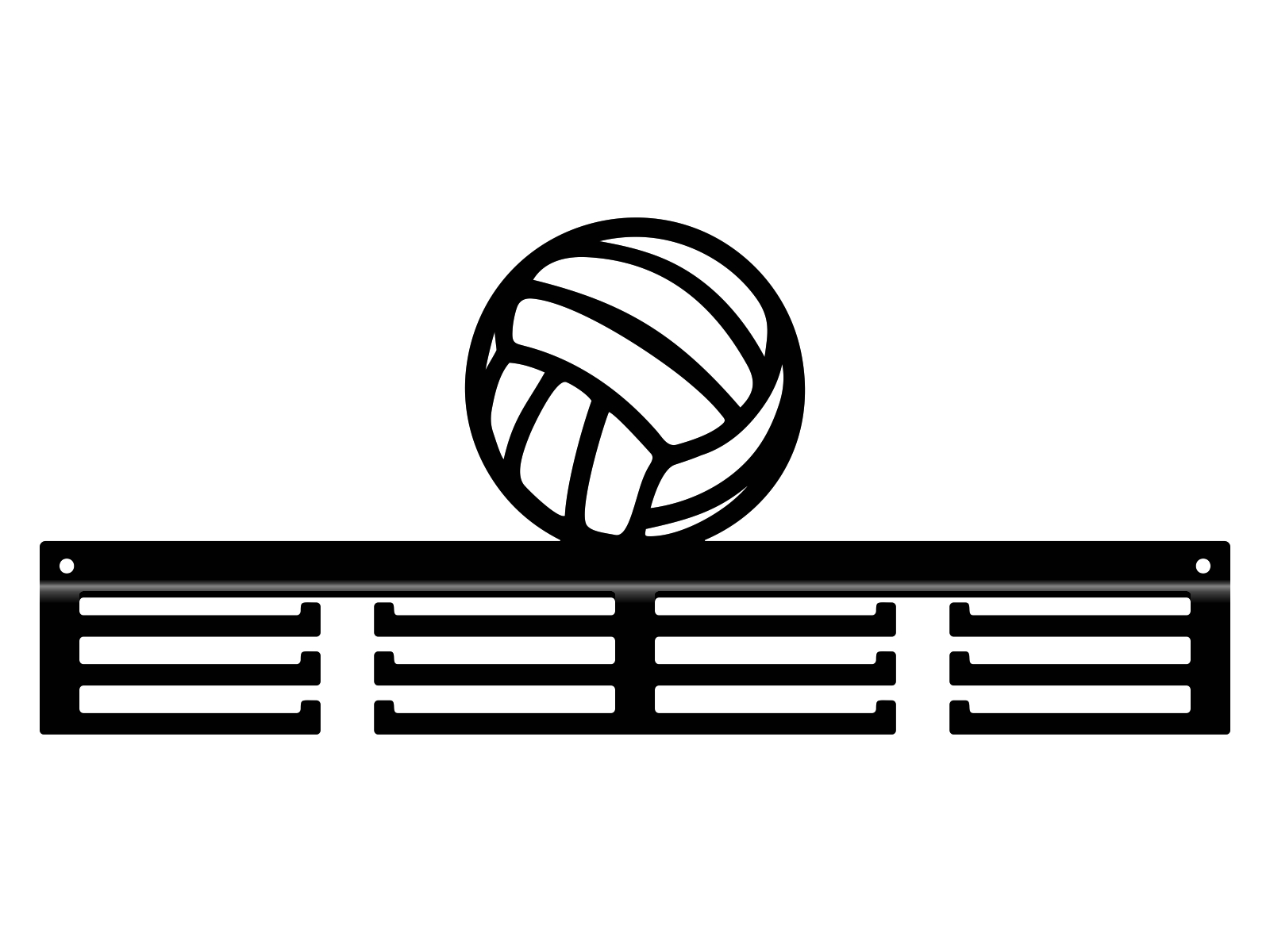 med058-40-cza Medal Hanger Volleyball 40 cm - Image 1