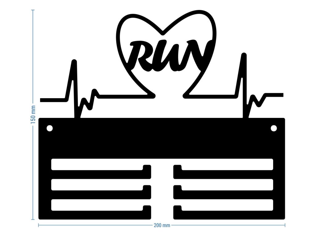 Medal Hanger Run 20 cm - Image 2