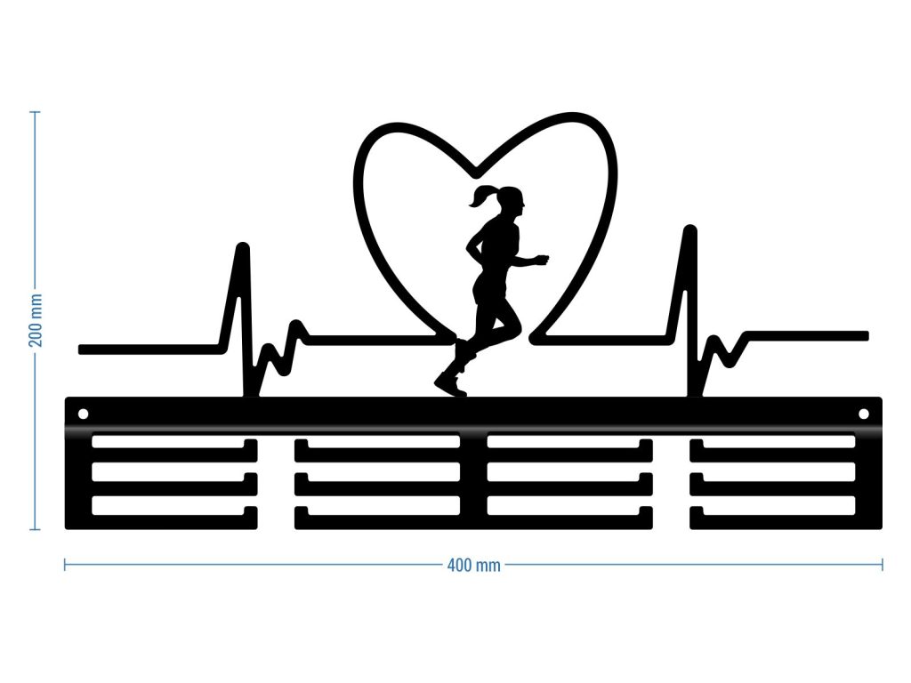 Medal Hanger Heartbeat Girl I 40 cm - Image 2