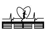 Medal Hanger Heartbeat Girl I 60 cm