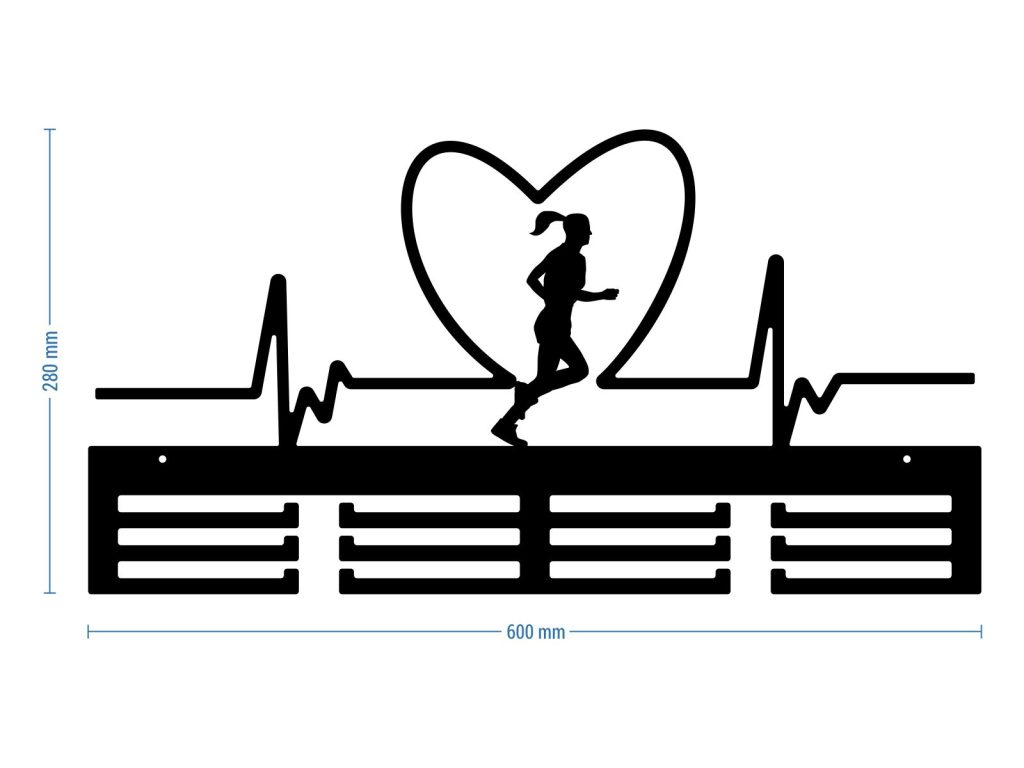 Medal Hanger Heartbeat Girl I 60 cm - Image 2