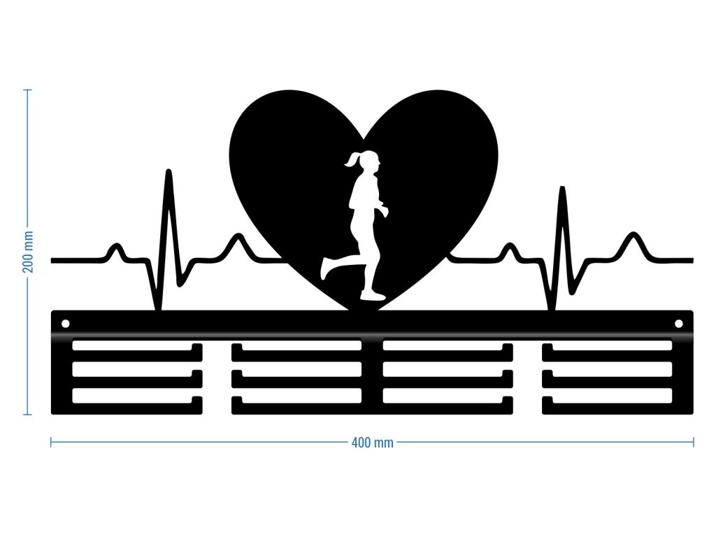 Medal Hanger Heartbeat Girl II 40 cm - Image 2