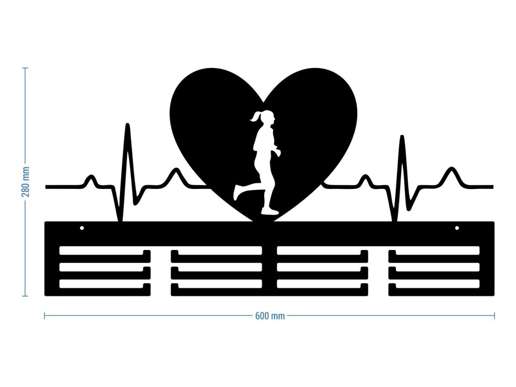 Medal Hanger Heartbeat Girl II 60 cm - Image 2