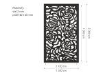 Garden Screen Panel neu 2 1,2m x 2m - Image 2