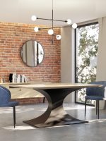 Metal Table Leg Hourglass Loft M - Image 3