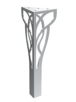 Furniture leg Louis Chrome