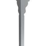 Leg for Palace Table Chrome