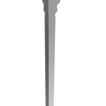 Leg for Palace table Chrome