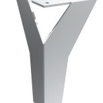 Furniture leg Moderna Chrome