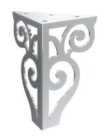 Furniture leg Sara Chrome