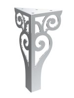 Cabinet leg Sara Chrome