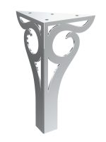Cabinet leg Gian chrome