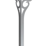 Leg for Gian table Chrome