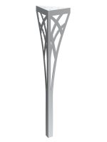 Table leg Tracery chrome