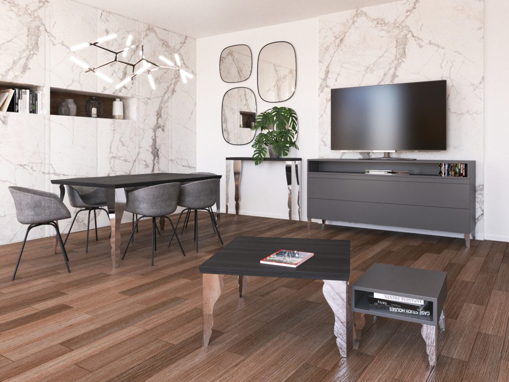 Furniture Foot Henry Chrome 15 cm - Image 3