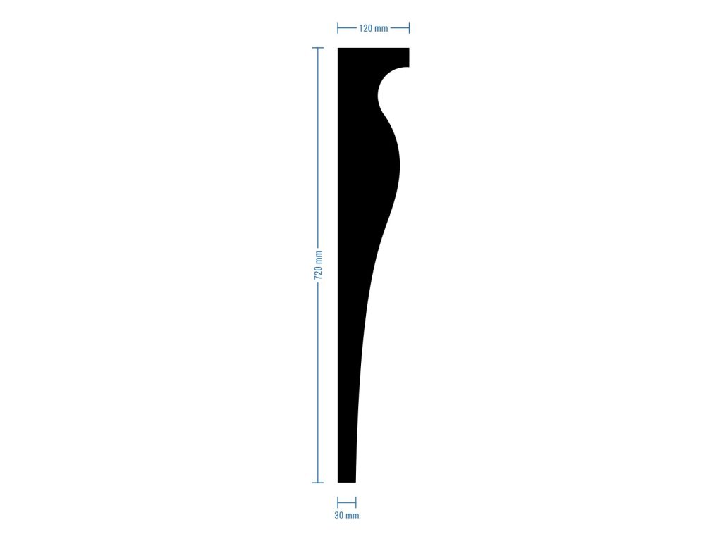 Table Leg Ernest 72 cm - Image 4