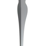 Leg for table Ernest Chromium