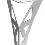 Furniture leg Lobster Chrome