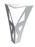 Furniture leg Lobster Chrome