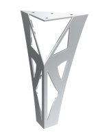 Cabinet leg Lobster Chrome