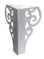 Royal chrome furniture leg